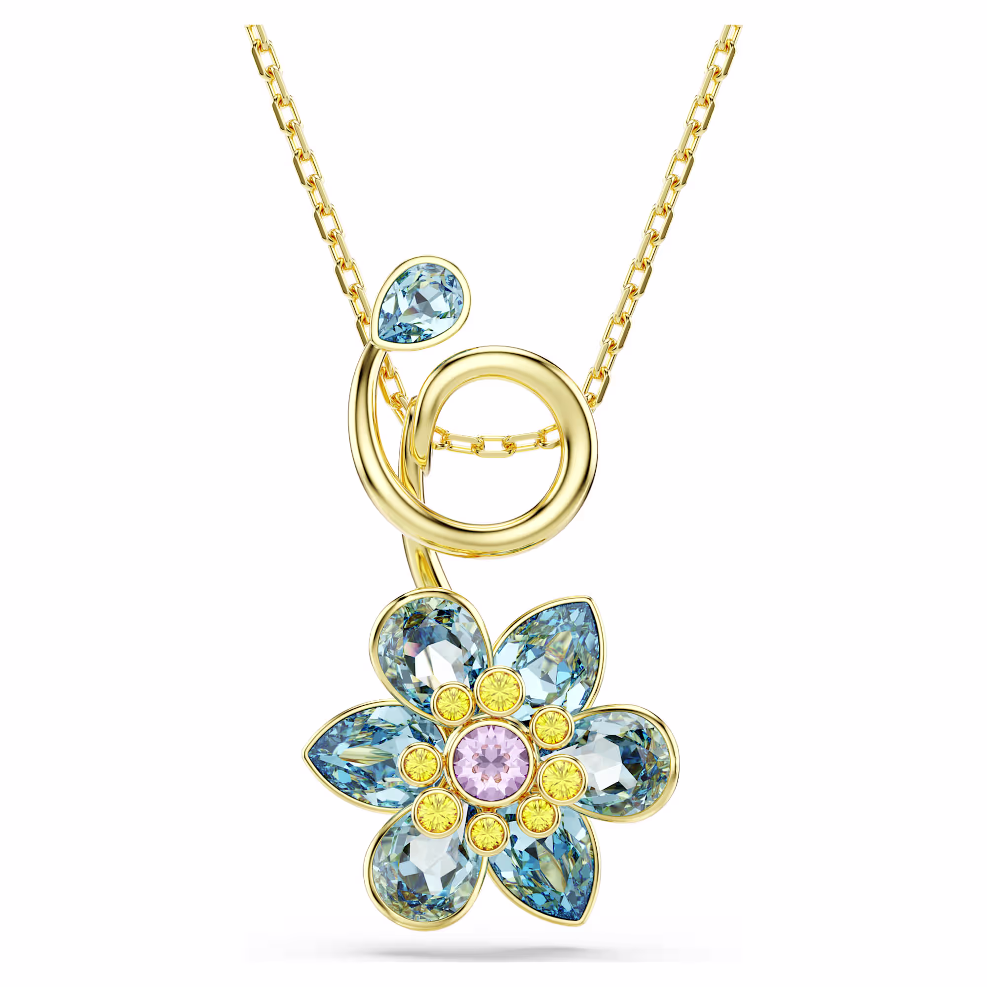 678a5006aadd0_idyllia-pendant--mixed-cuts--flower--blue--gold-tone-plated-swarovski-5709029 (6).avif